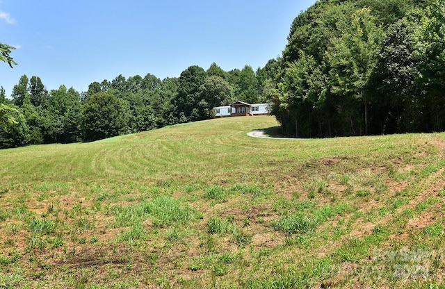 1924 Junction Rd, Mocksville, NC 27028 - view of grassy yard with a wooded view