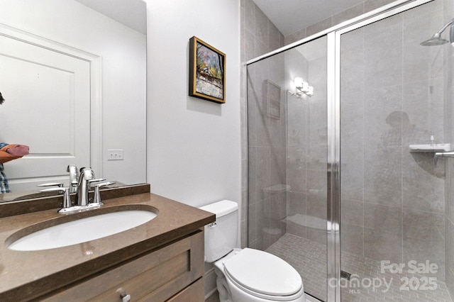 1614 Lombardy Cir, Charlotte, NC 28203 - bathroom featuring vanity and a stall shower