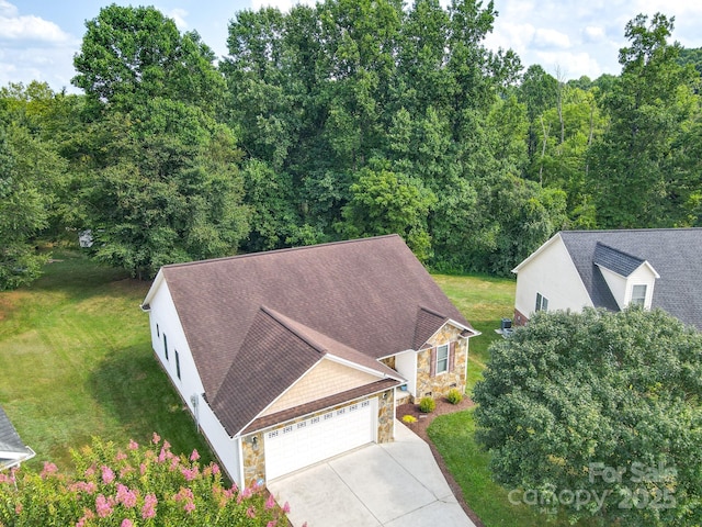 1566 Mayfair Dr, Conover, NC 28613 - aerial view of property and surrounding area
