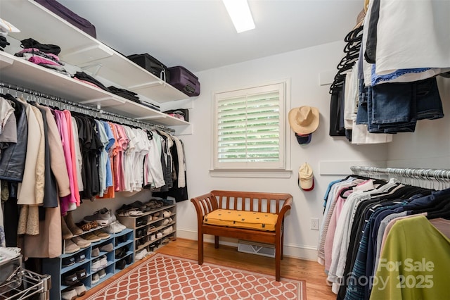7119 Folger Dr, Charlotte, NC 28270 - walk in closet featuring wood finished floors