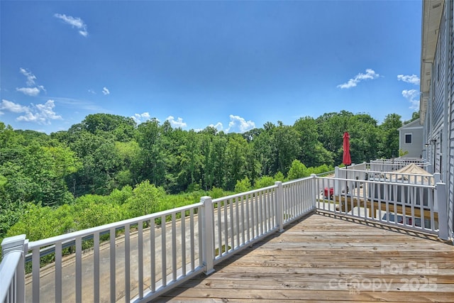 342 Cramerton Mills Parkway, Cramerton, NC 28032 - view of wooden deck
