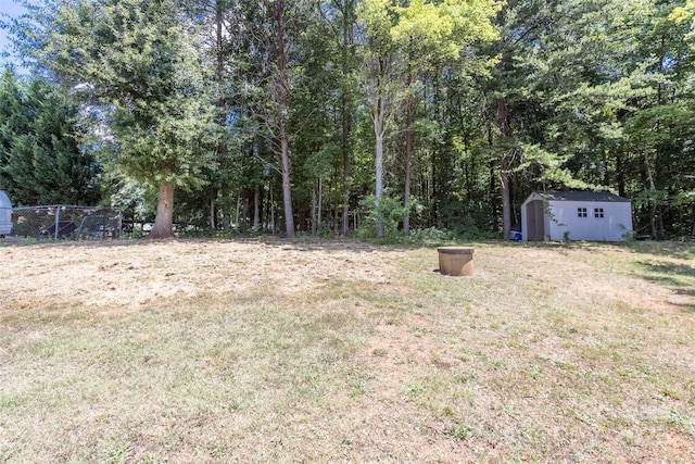 120 Lafayette Rd, Stanley, NC 28164 - view of yard featuring a shed