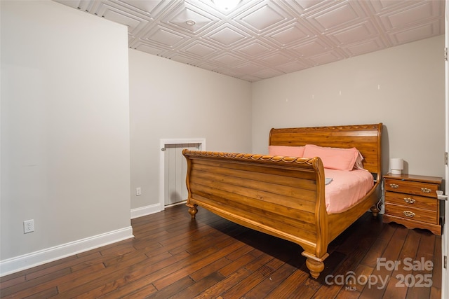 461 Swift Creek Cv, Clover, SC 29710 - bedroom with an ornate ceiling and hardwood / wood-style floors
