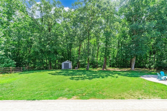 461 Swift Creek Cv, Clover, SC 29710 - view of yard with a shed and a patio