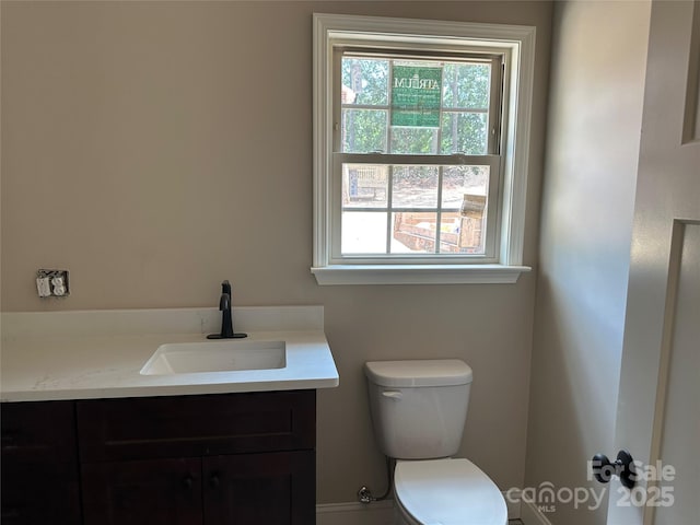 1031 Long Dr, Newton, NC 28658 - bathroom featuring plenty of natural light and vanity