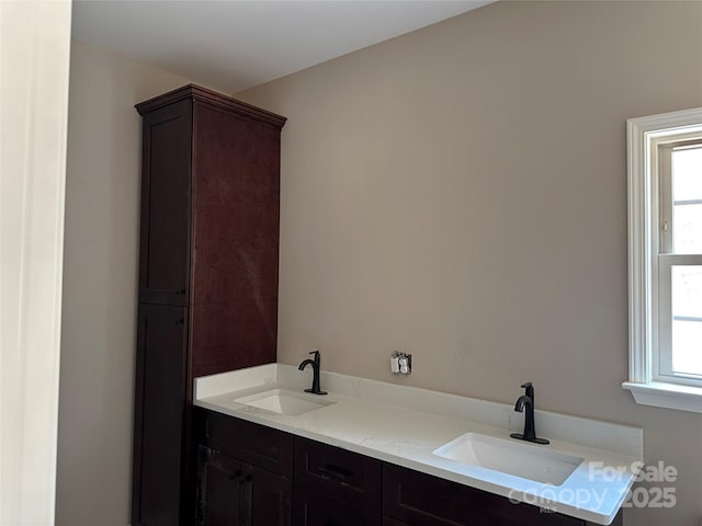 1031 Long Dr, Newton, NC 28658 - bathroom featuring double vanity