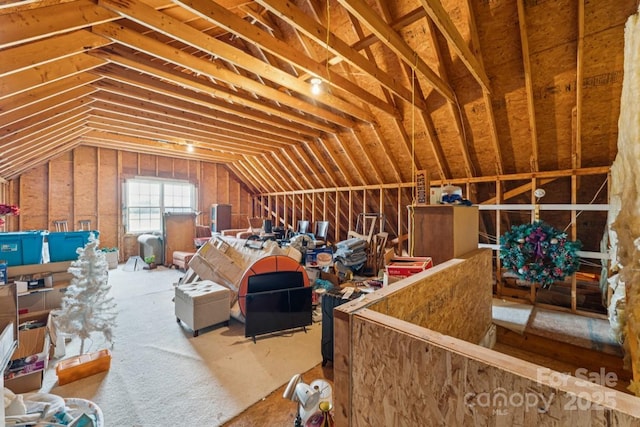 1123 Snyders Store Rd, Wingate, NC 28174 - view of unfinished attic