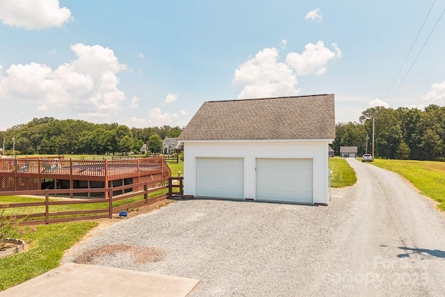 1123 Snyders Store Rd, Wingate, NC 28174 - view of detached garage
