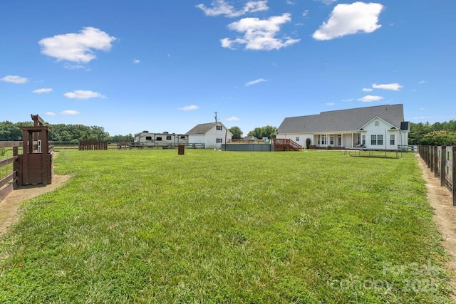 1123 Snyders Store Rd, Wingate, NC 28174 - view of fenced backyard