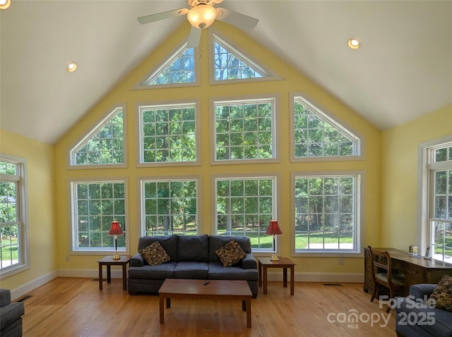 6301 Hawk Nest Dr, Concord, NC 28027 - sunroom featuring lofted ceiling