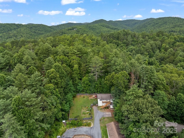 96 Habitat Way, Brevard, NC 28712 - aerial view of property's location featuring a mountain backdrop