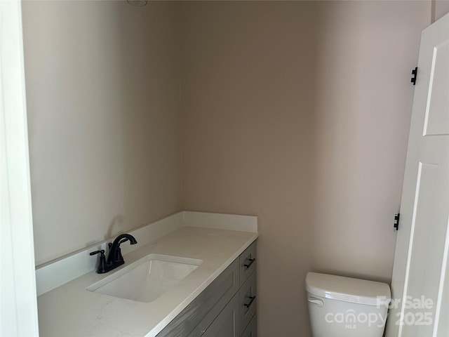 1045 Long Dr, Newton, NC 28658 - bathroom featuring vanity and toilet