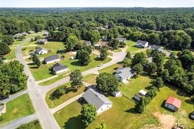 600 Piper Ct, Wingate, NC 28174 - aerial view of residential area with a forest