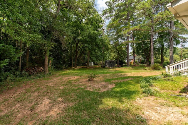 1641 Converse St, Lancaster, SC 29720 - view of grassy yard featuring a shed
