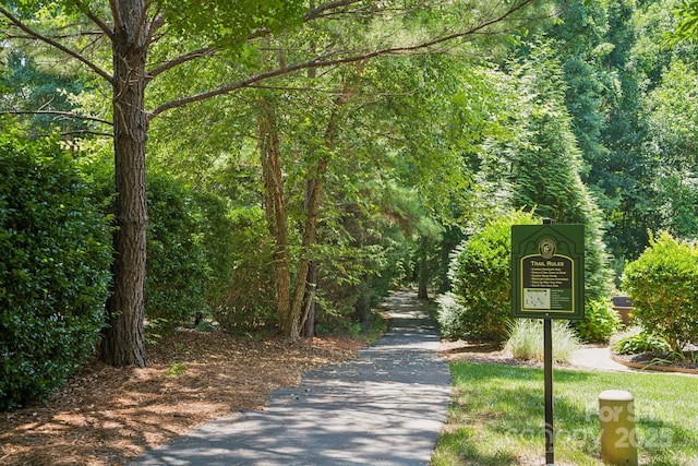 3519 Mcpherson St, Waxhaw, NC 28173 - view of road with a forest view