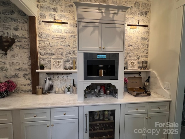 3519 Mcpherson St, Waxhaw, NC 28173 - indoor dry bar with beverage cooler