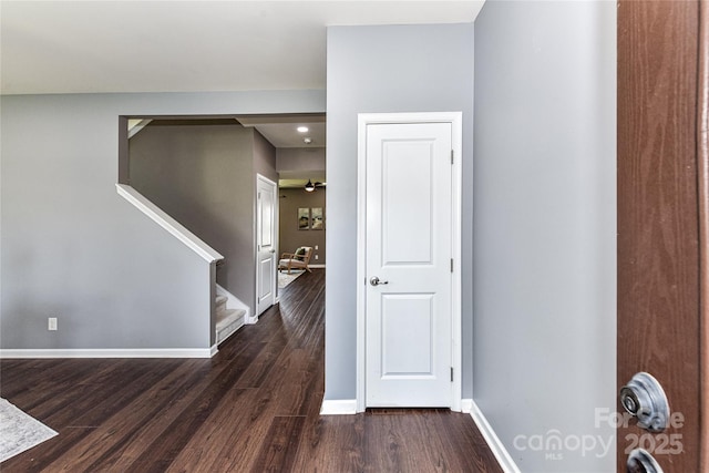 3533 Catherine Creek Pl, Davidson, NC 28036 - foyer entrance with wood finished floors and stairs