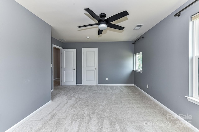 3533 Catherine Creek Pl, Davidson, NC 28036 - unfurnished bedroom featuring carpet and a ceiling fan