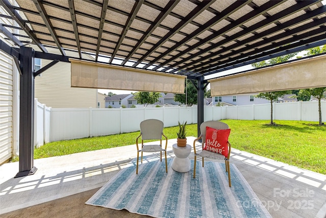 3533 Catherine Creek Pl, Davidson, NC 28036 - fenced backyard featuring a patio