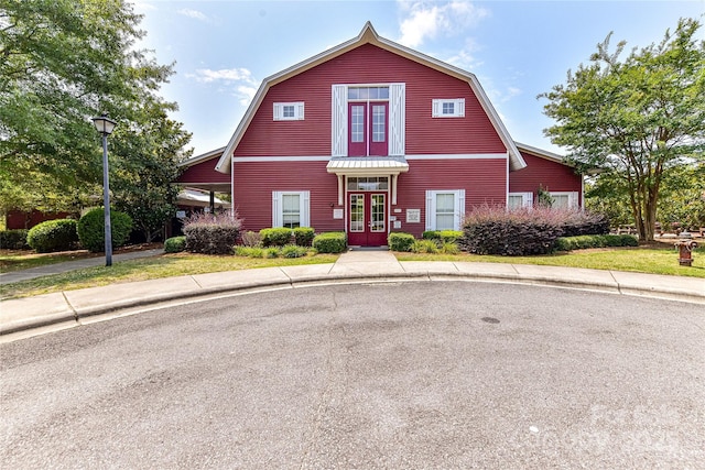 3533 Catherine Creek Pl, Davidson, NC 28036 - dutch colonial with a gambrel roof and french doors