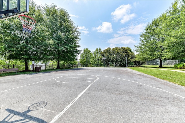 3533 Catherine Creek Pl, Davidson, NC 28036 - view of basketball court featuring community basketball court and view of scattered trees