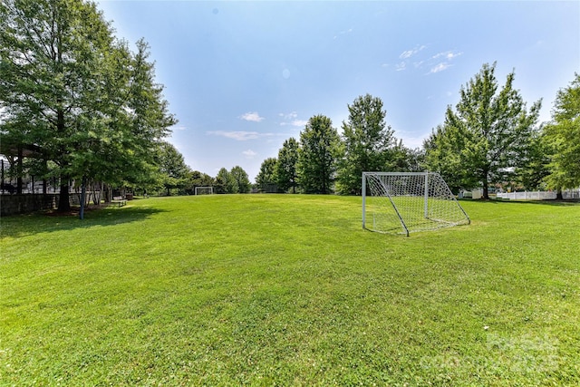 3533 Catherine Creek Pl, Davidson, NC 28036 - view of yard featuring an area for sports
