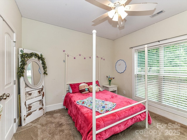 618 Deese Rd, Monroe, NC 28110 - carpeted bedroom featuring ceiling fan and baseboards