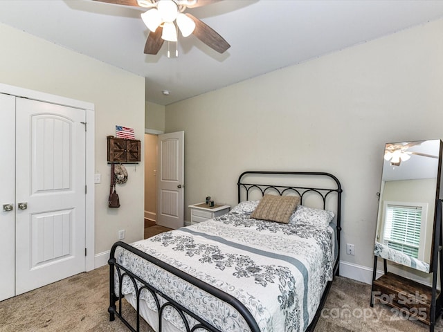 618 Deese Rd, Monroe, NC 28110 - carpeted bedroom featuring ceiling fan and a closet
