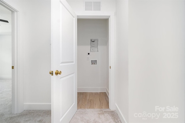 782 Stanley Spencer Mtn Rd, Gastonia, NC 28056 - hallway featuring carpet and baseboards