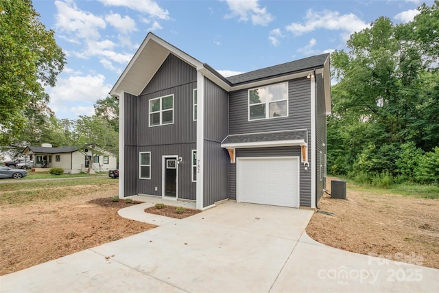 782 Stanley Spencer Mtn Rd, Gastonia, NC 28056 - view of front facade featuring concrete driveway, an attached garage, and roof with shingles