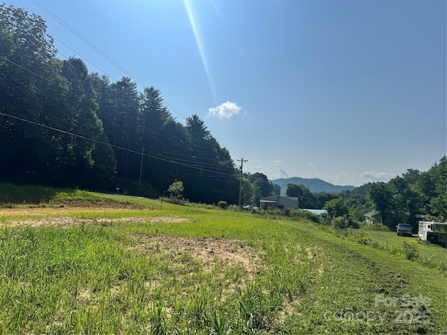 140 Wallins Way, Mars Hill, NC 28754 - view of yard with a mountain view and a view of countryside
