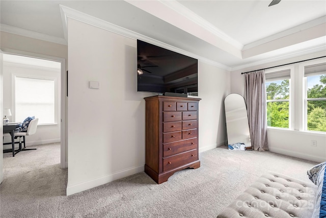 1240 Pebble Grove Dr, Clover, SC 29710 - carpeted bedroom featuring ornamental molding and multiple windows