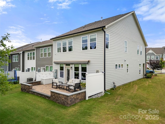 1240 Pebble Grove Dr, Clover, SC 29710 - back of house with a patio area