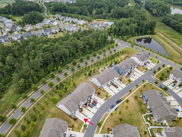 1240 Pebble Grove Dr, Clover, SC 29710 - aerial view of property's location featuring nearby suburban area and a large body of water