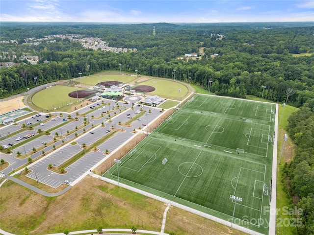 1240 Pebble Grove Dr, Clover, SC 29710 - bird's eye view of a forest