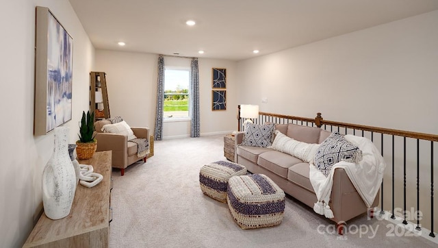 4129 Duplin Dr, Charlotte, NC 28214 - living room with recessed lighting and carpet flooring