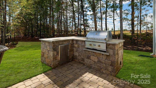 4129 Duplin Dr, Charlotte, NC 28214 - view of patio / terrace with area for grilling