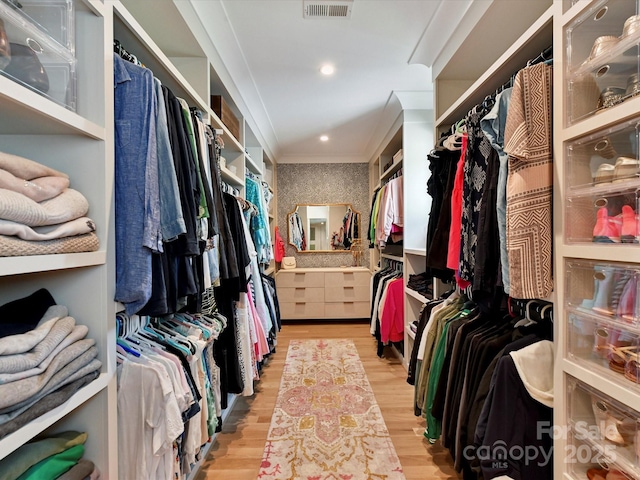615 Melbourne Ct, Charlotte, NC 28209 - walk in closet with light wood finished floors