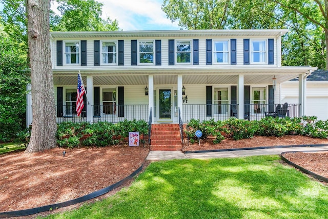 1220 Merribrook Dr, Matthews, NC 28105 - colonial inspired home featuring covered porch
