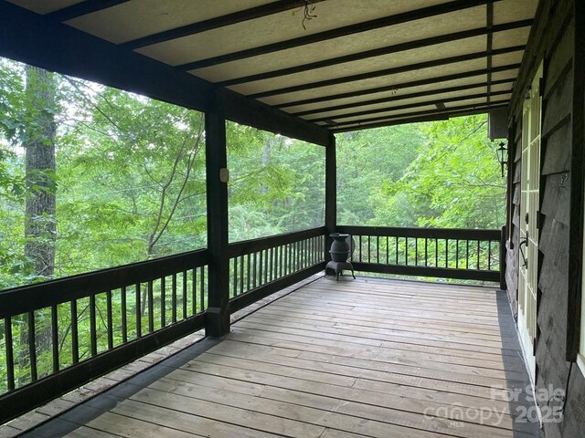 268 Poor Boy Ln, Whittier, NC 28789 - view of deck