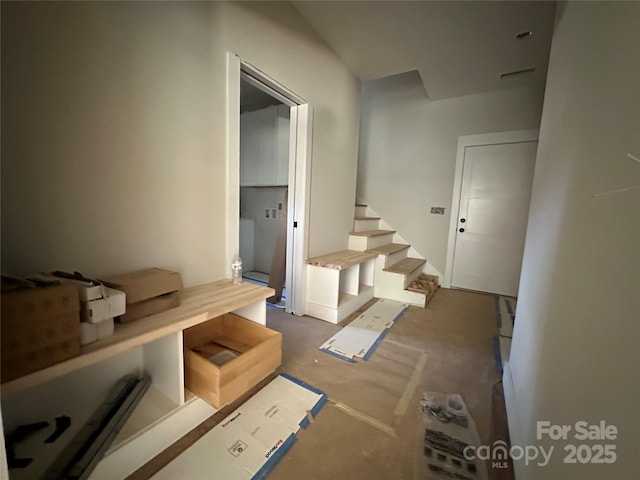 1500 Crowders Creek Rd, Gastonia, NC 28052 - hall featuring stairs
