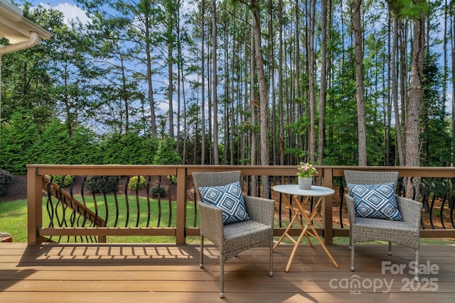 8606 Gresham Dr, Waxhaw, NC 28173 - wooden terrace featuring a yard