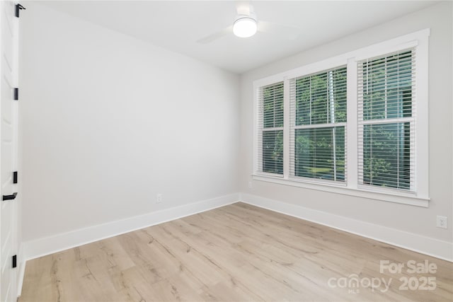 4114 Mantle Ct, Charlotte, NC 28205 - unfurnished room featuring wood finished floors and ceiling fan