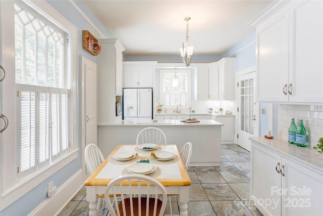 156 Union St N, Concord, NC 28025 - dining area with a chandelier