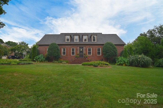1482 Willow Oaks Trl, Matthews, NC 28104 - view of front of property with brick siding and a front yard
