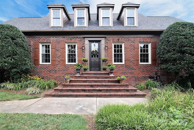 1482 Willow Oaks Trl, Matthews, NC 28104 - view of front facade with brick siding and a shingled roof