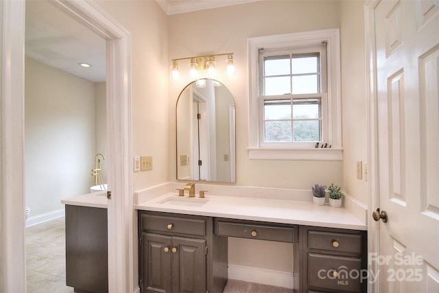 1482 Willow Oaks Trl, Matthews, NC 28104 - bathroom with vanity