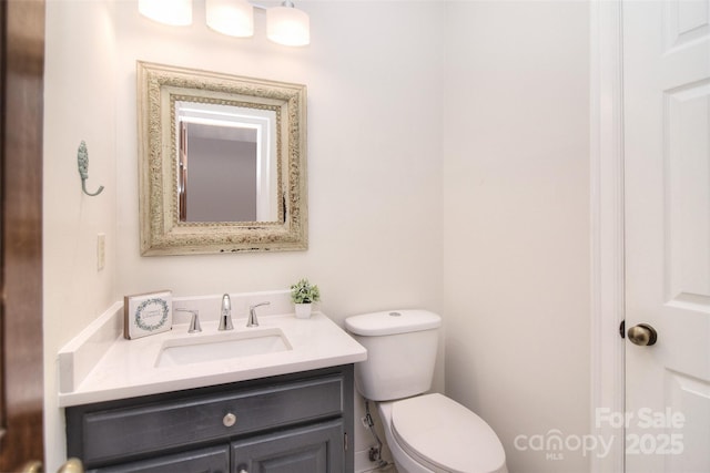 1482 Willow Oaks Trl, Matthews, NC 28104 - half bath featuring toilet and vanity