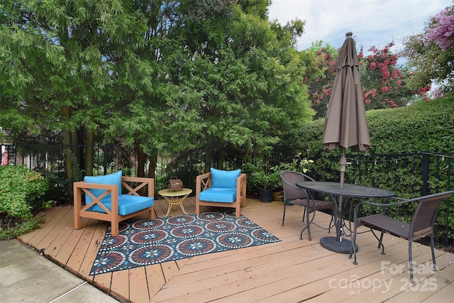 1482 Willow Oaks Trl, Matthews, NC 28104 - deck featuring outdoor dining space