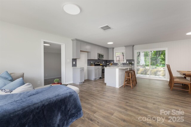 1948 Marett Blvd, Rock Hill, SC 29732 - living area with wood finished floors and recessed lighting
